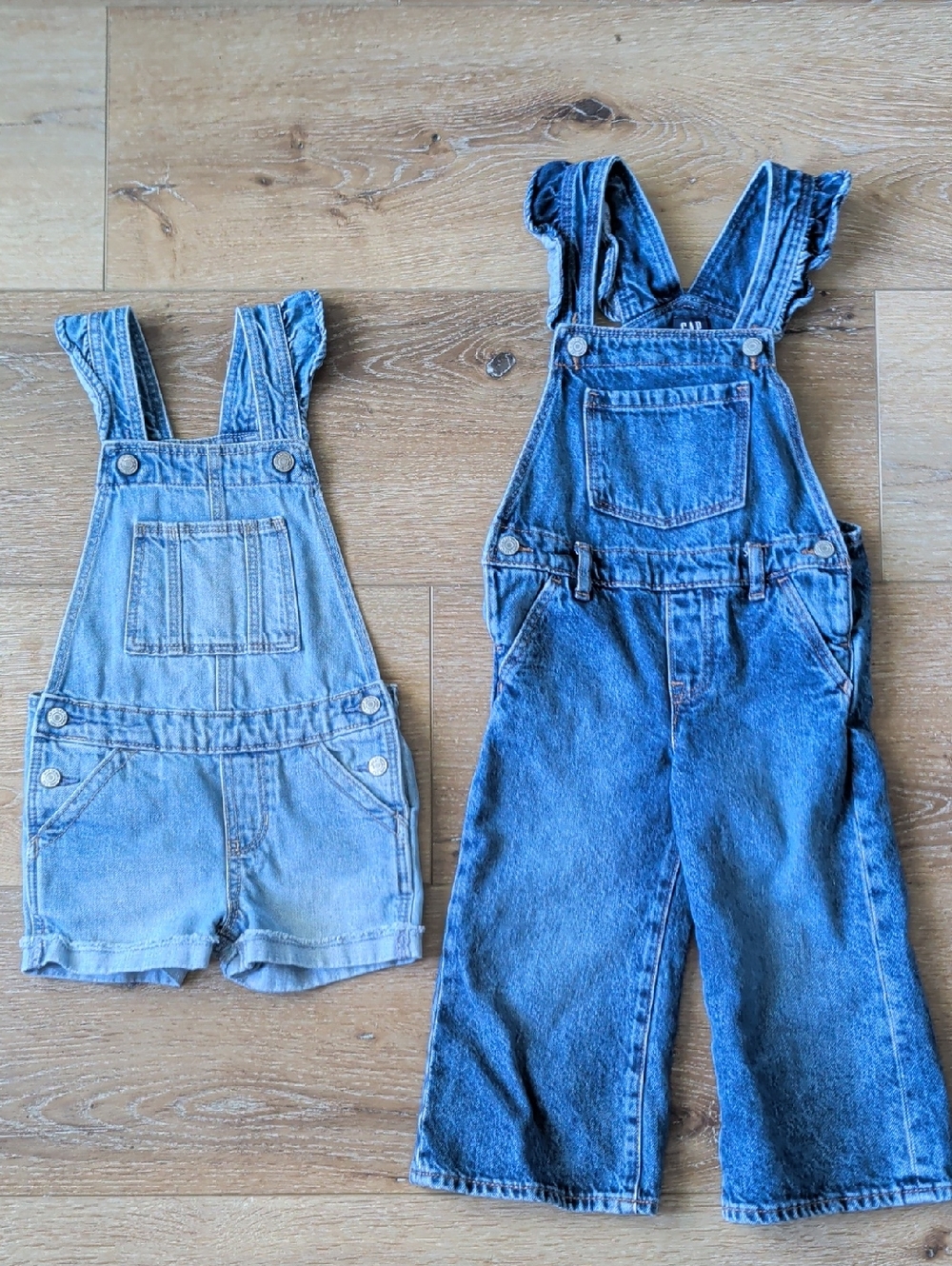 GAP Kids Sz 4 Wide Leg Overalls & Shortalls Lot
